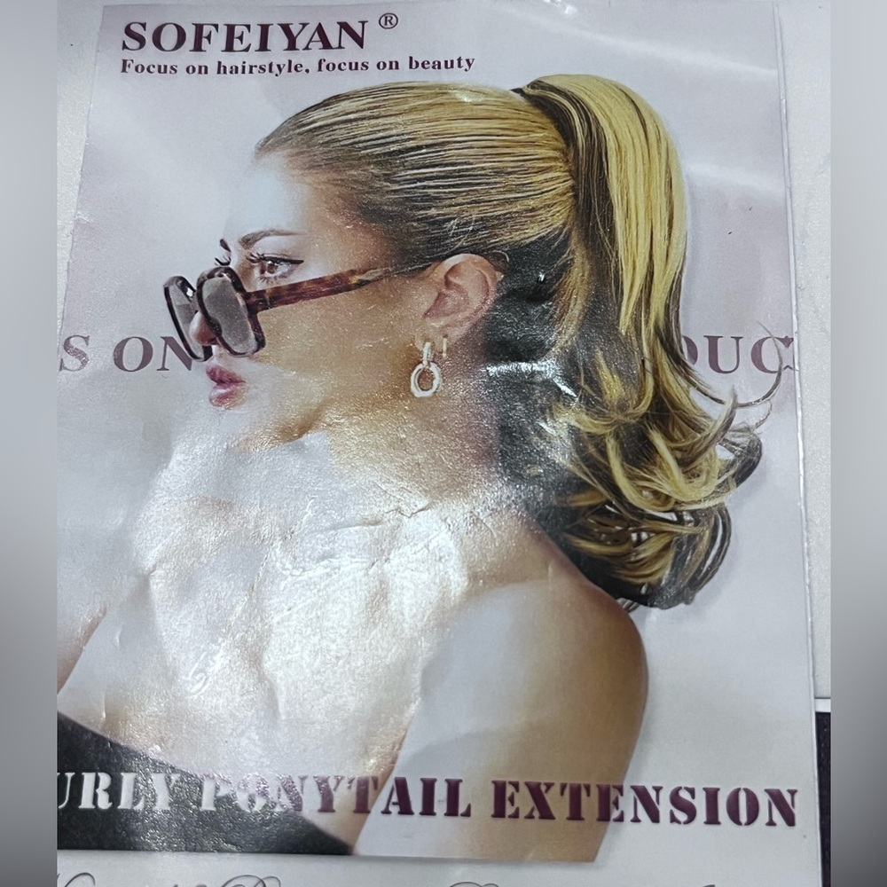 Sofeiyan Blonde Ponytail Extension